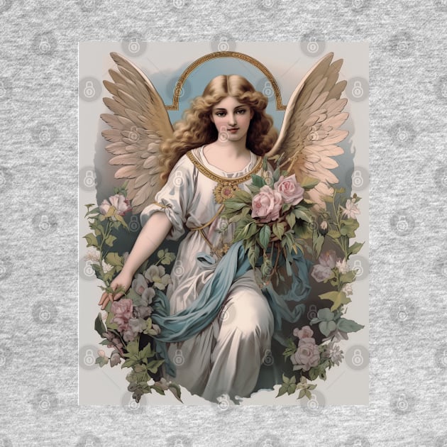 Victorian Vintage Angel Ephemera by AI Art Originals